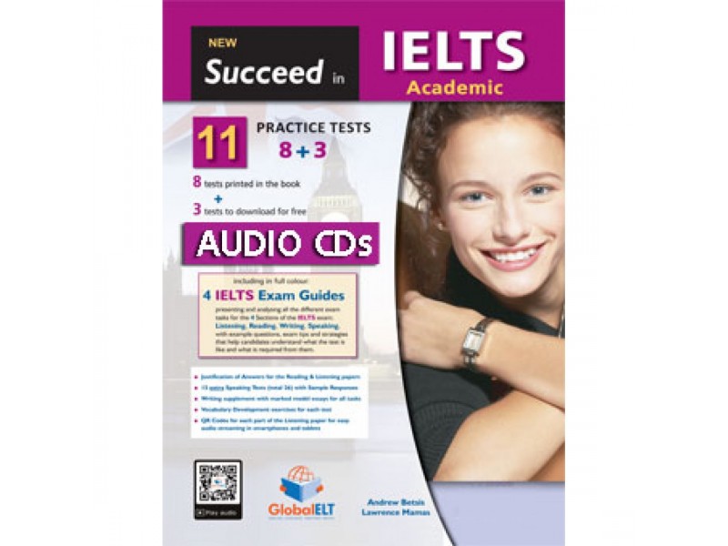 Succeed in IELTS Academic - 11 (8+3) Practice Tests Audio CDs