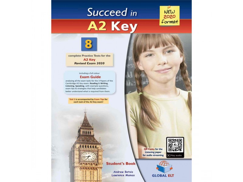 Succeed in Cambridge English A2 KEY (KET)  - 8 Practice Tests for the Revised Exam from 2020 - CDs